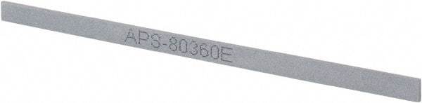Value Collection - 400 Grit Silicon Carbide Rectangular Polishing Stone - Super Fine Grade, 1/4" Wide x 6" Long x 1/16" Thick - Benchmark Tooling
