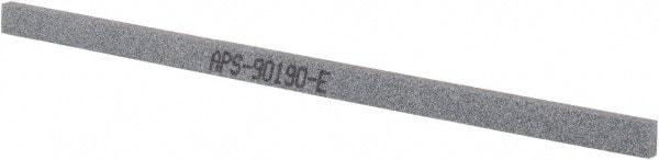 Value Collection - 180 Grit Silicon Carbide Rectangular Polishing Stone - Very Fine Grade, 1/4" Wide x 6" Long x 1/8" Thick - Benchmark Tooling