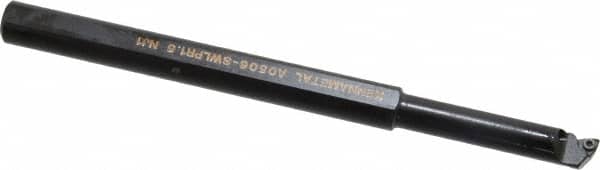 Kennametal - 10.54mm Min Bore Diam, 127mm OAL, 3/8" Shank Diam, A-SWLP Indexable Boring Bar - 1.63" Max Bore Depth, WP.. Insert, Screw Holding Method - Benchmark Tooling