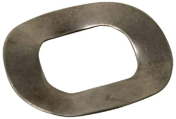 Value Collection - M10 Screw, 10.5mm ID x 21mm OD, Grade 18-8 Stainless Steel Wave Disc Spring - 1mm Thick, 4.2mm Overall Height - Benchmark Tooling