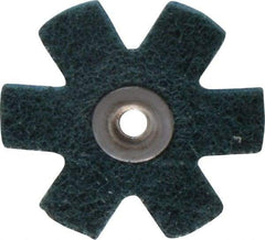 3M - 2" Diam Nonwoven Sanding Star - Very Fine Grade, Eyelet, 24,000 RPM - Benchmark Tooling