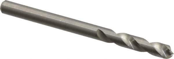 M.A. Ford - 5/32" Spiral Flute Solid Carbide Screw Machine Drill Bit - Bright Finish, Right Hand Cut, 3/4" Flute Length, 2-1/16" OAL, Standard Point, Straight Shank - Benchmark Tooling