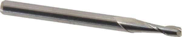 M.A. Ford - 3/32", 9/32" LOC, 1/8" Shank Diam, 1-1/2" OAL, 2 Flute, Solid Carbide Square End Mill - Single End, Uncoated, Spiral Flute, 30° Helix, Centercutting, Right Hand Cut, Right Hand Flute, Series 121 - Benchmark Tooling