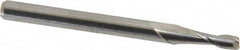 M.A. Ford - 3/32", 9/32" LOC, 1/8" Shank Diam, 1-1/2" OAL, 2 Flute, Solid Carbide Square End Mill - Single End, Uncoated, Spiral Flute, 30° Helix, Centercutting, Right Hand Cut, Right Hand Flute, Series 121 - Benchmark Tooling