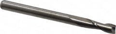 M.A. Ford - 1/8", 3/8" LOC, 1/8" Shank Diam, 1-1/2" OAL, 2 Flute, Solid Carbide Square End Mill - Single End, Uncoated, Spiral Flute, 30° Helix, Centercutting, Right Hand Cut, Right Hand Flute, Series 121 - Benchmark Tooling