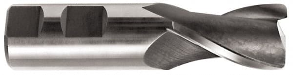 Hertel - 5/8", 2 Flute, Cobalt, 0.06" Corner Radius End Mill - 3-7/16" OAL, Right Hand Flute, 1-5/16" LOC, Right Hand Cut - Benchmark Tooling