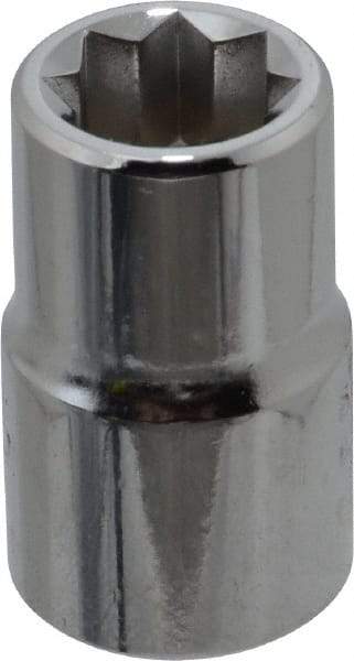 Proto - 7/16", 1/2" Drive, Standard Hand Socket - 8 Points, 1-7/16" OAL, Alloy Steel, Chrome Finish - Benchmark Tooling