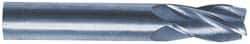 M.A. Ford - 3/8", 5/8" LOC, 3/8" Shank Diam, 2" OAL, 3 Flute, Solid Carbide Square End Mill - Single End, TiN Finish, Spiral Flute, 30° Helix, Centercutting, Right Hand Cut, Right Hand Flute, Series 169 - Benchmark Tooling