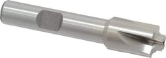 Interstate - 3/32" Radius, 1/2" Mill Diam, 4 Flute High Speed Steel Corner Rounding End Mill - Single End, Uncoated, 2-1/2" OAL, 3/8" Shank Diam - Benchmark Tooling