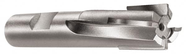 Made in USA - 1-1/2", 1-1/2" LOC, 1-1/4" Shank Diam, 4-1/2" OAL, 4 Flute, Carbide-Tipped Square End Mill - Single End, Uncoated, Spiral Flute, 6° Helix, Right Hand Cut, Right Hand Flute - Benchmark Tooling