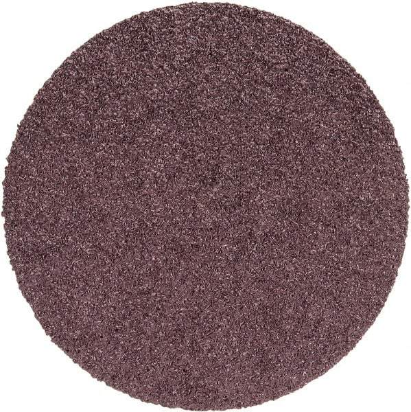 3M - 3" Diam, 40 Grit Aluminum Oxide Adhesive PSA Disc - Coarse Grade, X Weighted Cloth Backing, For Bench Top Motors, Disc Sanders, Random Orbital Sanders - Benchmark Tooling