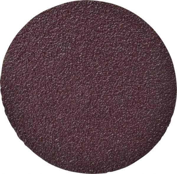 3M - 3" Diam, 50 Grit Aluminum Oxide Adhesive PSA Disc - Coarse Grade, X Weighted Cloth Backing, For Bench Top Motors, Disc Sanders, Random Orbital Sanders - Benchmark Tooling