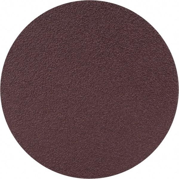 3M - 4" Diam, 80 Grit Aluminum Oxide Adhesive PSA Disc - Medium Grade, X Weighted Cloth Backing, For Bench Top Motors, Disc Sanders, Random Orbital Sanders - Benchmark Tooling