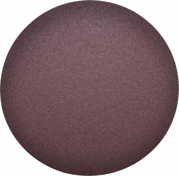 3M - 15" Diam, 36 Grit Aluminum Oxide Adhesive PSA Disc - Very Coarse Grade, X Weighted Cloth Backing, For Bench Top Motors, Random Orbital Sanders - Benchmark Tooling