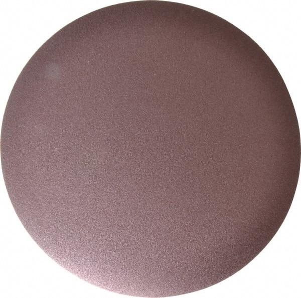 3M - 15" Diam, 50 Grit Aluminum Oxide Adhesive PSA Disc - Coarse Grade, Maroon, X Weighted Backing, Flexible, Use with Random Orbital Sanders - Benchmark Tooling