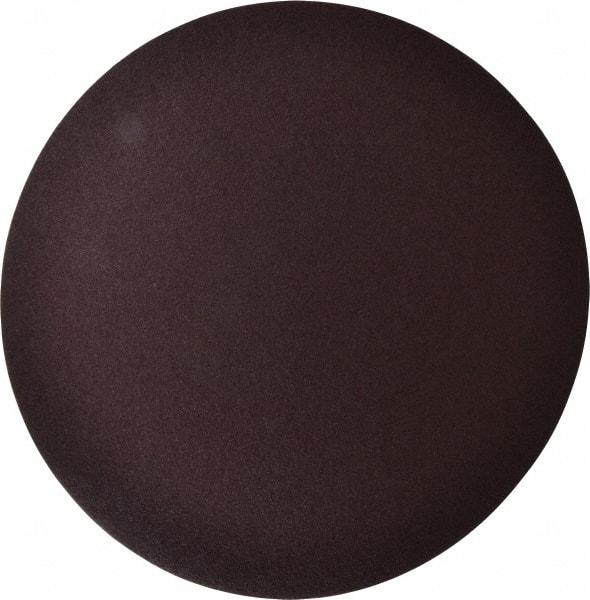 3M - 16" Diam, 40 Grit Aluminum Oxide Adhesive PSA Disc - Coarse Grade, X Weighted Cloth Backing, For Bench Top Motors, Random Orbital Sanders - Benchmark Tooling