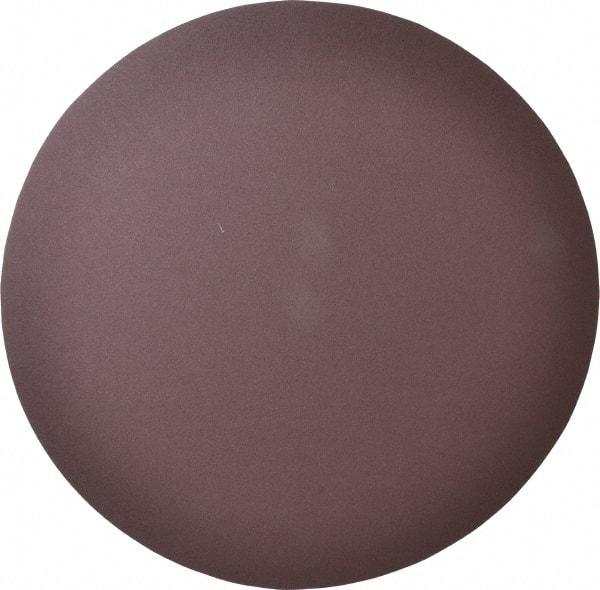 3M - 16" Diam, 80 Grit Aluminum Oxide Adhesive PSA Disc - Medium Grade, X Weighted Cloth Backing, For Bench Top Motors, Random Orbital Sanders - Benchmark Tooling