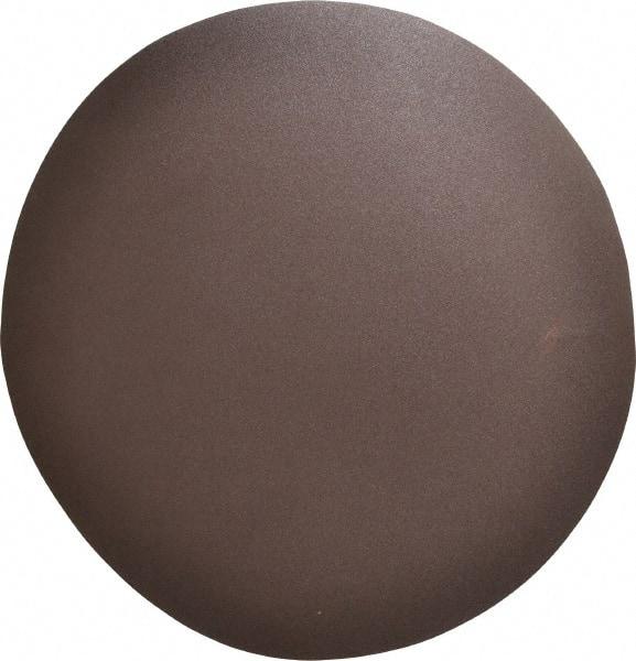 3M - 18" Diam, 80 Grit Aluminum Oxide Adhesive PSA Disc - Medium Grade, X Weighted Cloth Backing, For Bench Top Motors, Random Orbital Sanders - Benchmark Tooling