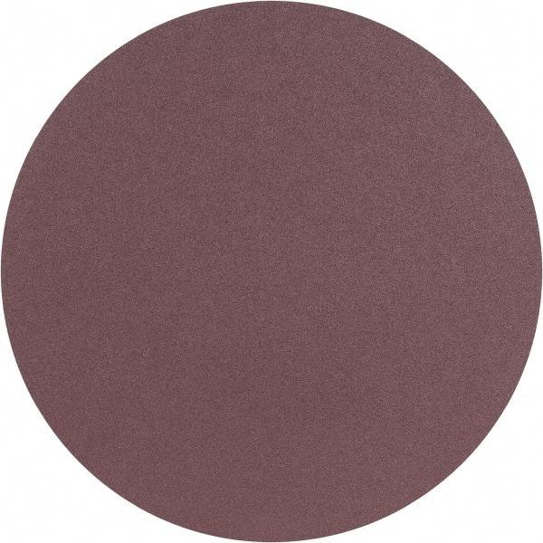 3M - 20" Diam, 80 Grit Aluminum Oxide Adhesive PSA Disc - Medium Grade, X Weighted Cloth Backing, For Bench Top Motors, Random Orbital Sanders - Benchmark Tooling