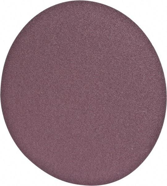 3M - 24" Diam, 36 Grit Aluminum Oxide Adhesive PSA Disc - Very Coarse Grade, X Weighted Cloth Backing, For Bench Top Motors, Random Orbital Sanders - Benchmark Tooling