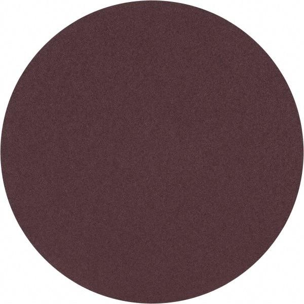 3M - 24" Diam, 40 Grit Aluminum Oxide Adhesive PSA Disc - Coarse Grade, X Weighted Cloth Backing, For Bench Top Motors, Random Orbital Sanders - Benchmark Tooling