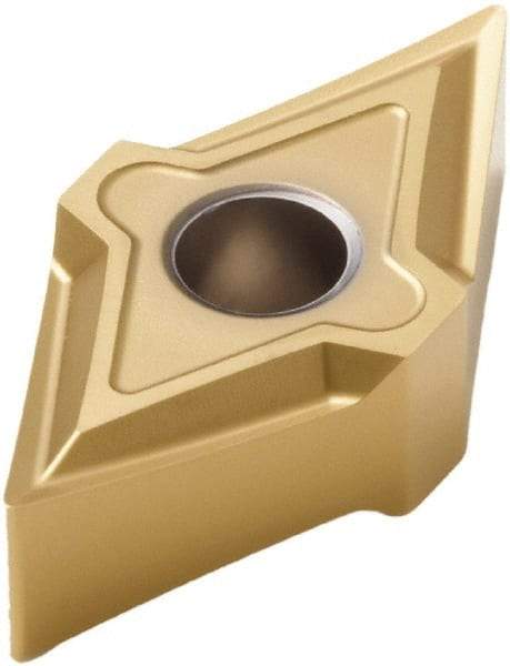 Seco - DNMP442 MF1 Grade TS2000 Carbide Turning Insert - TiAlN/TiN Finish, 55° Diamond, 1/2" Inscr Circle, 1/4" Thick, 1/32" Corner Radius - Benchmark Tooling