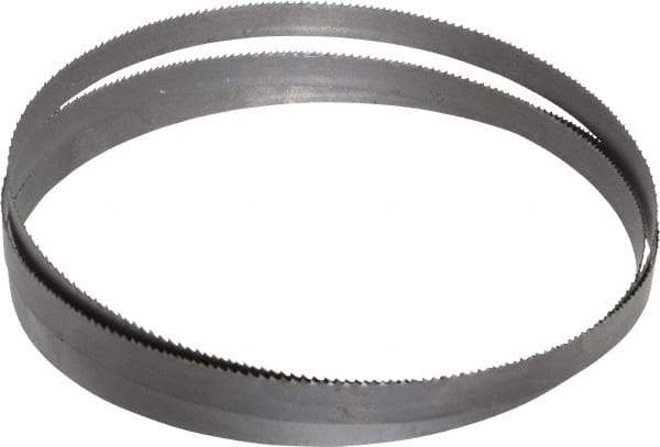 Lenox - 10 to 14 TPI, 5' 4-1/2" Long x 1/2" Wide x 0.02" Thick, Welded Band Saw Blade - Bi-Metal, Toothed Edge, Modified Raker Tooth Set, Flexible Back, Contour Cutting - Benchmark Tooling