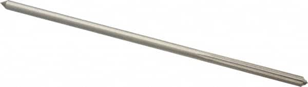 Interstate - 0.119" High Speed Steel 4 Flute Chucking Reamer - Straight Flute, Straight Shank - Benchmark Tooling