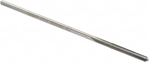 Interstate - 0.133" High Speed Steel 6 Flute Chucking Reamer - Straight Flute, 0.1275" Straight Shank - Benchmark Tooling