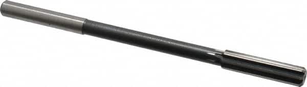 Interstate - 0.439" High Speed Steel 8 Flute Chucking Reamer - Straight Flute, 0.373" Straight Shank - Benchmark Tooling