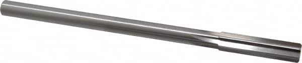 Interstate - 1/2" High Speed Steel 8 Flute Chucking Reamer - Straight Flute, 0.4355" Straight Shank - Benchmark Tooling
