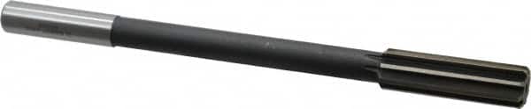 Interstate - 11/16" High Speed Steel 8 Flute Chucking Reamer - Straight Flute, 9/16" Straight Shank - Benchmark Tooling