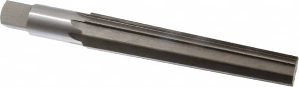 Interstate - 0.9" Small End, 1.155" Large End, 1" Shank, 6-1/8" Flute, Brown and Sharpe Taper Reamer #9 - Benchmark Tooling
