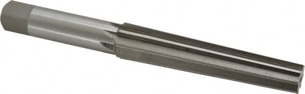 Interstate - 0.5696" Small End, 0.7444" Large End, 5/8" Straight Shank, 3-1/2" Flute, 2MT Morse Taper Reamer - Benchmark Tooling