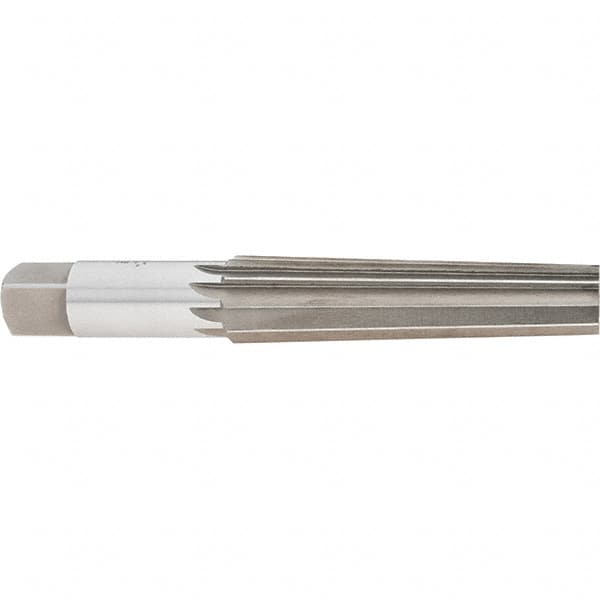 Interstate - 1.0167" Small End, 1.2893" Large End, 1-1/4" Straight Shank, 5-1/4" Flute, 4MT Morse Taper Reamer - Benchmark Tooling