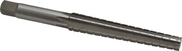 Interstate - 0.3674" Small End, 0.517" Large End, 7/16" Straight Shank, 3" Flute, 1MT Morse Taper Reamer - Benchmark Tooling