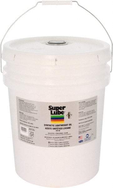 Synco Chemical - 5 Gal Pail Synthetic Multi-Purpose Oil - -40500°F, SAE 80W, ISO 68, 350 SUS at 40°C, Food Grade - Benchmark Tooling