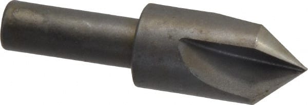 Keo - 5/8" Head Diam, 3/8" Shank Diam, 3 Flute 82° High Speed Steel Countersink - Benchmark Tooling
