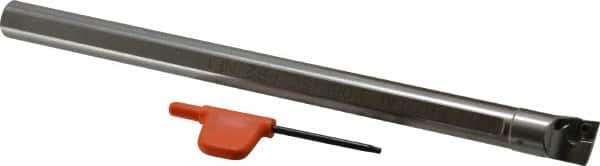 Kennametal - 0.6" Min Bore Diam, 7.928" OAL, 1/2" Shank Diam, L-SCLP Indexable Boring Bar - 0.93" Max Bore Depth, CP.. Insert, Screw Holding Method - Benchmark Tooling