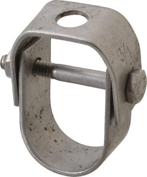 Empire - 3/4" Pipe, 3/8" Rod, Grade 304 Stainless Steel Adjustable Clevis Hanger - Benchmark Tooling