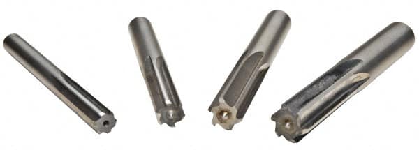 Value Collection - 1/32" to 3/8", Chucking Reamer Set - Straight Flute, Right Hand Cut, 12 Pieces - Benchmark Tooling
