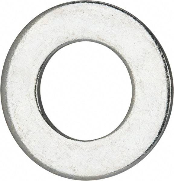 Value Collection - 1-1/4" Screw, Grade 2 Steel SAE Flat Washer - 1-3/8" ID x 2-1/2" OD, 0.192" Thick, Zinc-Plated Finish - Benchmark Tooling
