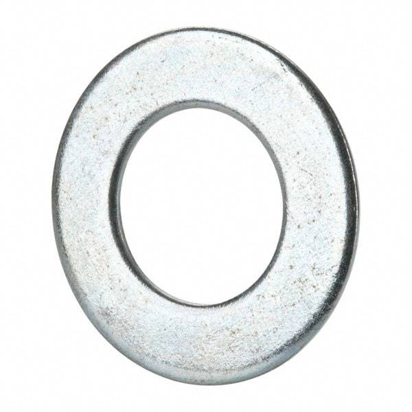 Value Collection - 1-3/8" Screw, Grade 2 Steel SAE Flat Washer - 1-7/16" ID x 2-3/4" OD, 0.213" Thick, Zinc-Plated Finish - Benchmark Tooling