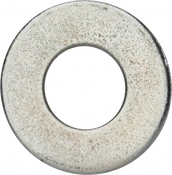 Value Collection - 2" Screw, Grade 2 Steel USS Flat Washer - 2.115" ID x 4.545" OD, 0.213" Thick, Zinc-Plated Finish - Benchmark Tooling