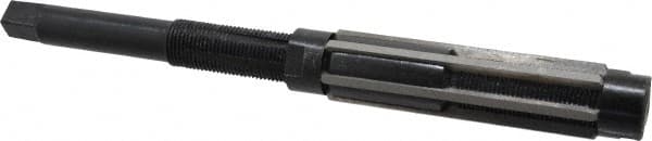 Value Collection - Size J, Straight Shank Hand Adjustable Reamer - 11" OAL, Right Hand Cut, High Speed Steel, Oxide Finish - Benchmark Tooling