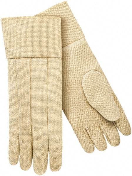 Steiner - Size Universal Wool Lined Fiberglass Heat Resistant Glove - 18" OAL, Slip-On Cuff - Benchmark Tooling