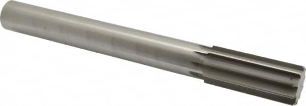 Made in USA - 1-7/16" High Speed Steel 10 Flute Chucking Reamer - Benchmark Tooling