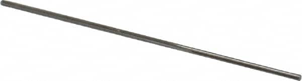 Made in USA - #74 High Speed Steel 3 Flute Chucking Reamer - Straight Flute, 0.0225" Straight Shank, 1/2" Flute Length, 1" OAL - Benchmark Tooling