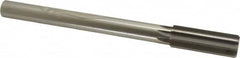 Made in USA - 23.5mm High Speed Steel 8 Flute Chucking Reamer - Straight Flute, 3/4" Straight Shank, 2-5/8" Flute Length, 10" OAL - Benchmark Tooling