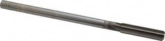 Interstate - 27/64" High Speed Steel Chucking Reamer - Straight Flute, 0.373" Straight Shank, 1-3/4" Flute Length, 7" OAL - Benchmark Tooling